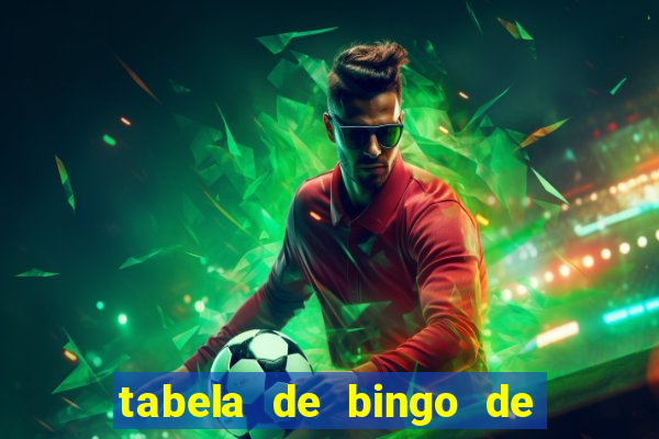 tabela de bingo de 1 a 100